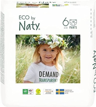 Pieluszki Naty Eco rozmiar 6 16 kg + 18 szt.