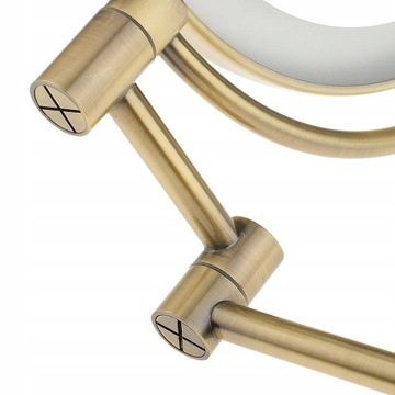 Настенное зеркало с 2-мя боковыми светодиодными светильниками 3x