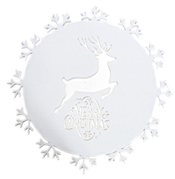 PODKŁADKA ŚWIĄTECZNA 2SZT. BIAŁA XFM534-19