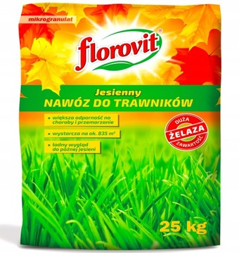 Nawóz Jesienny do Trawnika 25kg Florovit