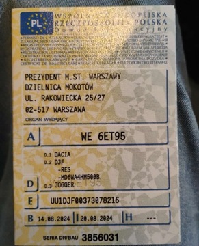 Dacia Jogger 1.0 TCe 110KM 2024 Dacia Jogger 2024r, 1.0 Benzyna. Uszkodzone boki. Poobijany. VAT 23 brutto, zdjęcie 23