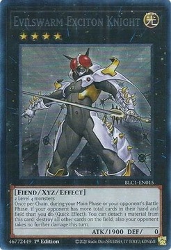 Yu-Gi-Oh! TCG: Evilswarm Exciton Knight (V.2) (BLC1)