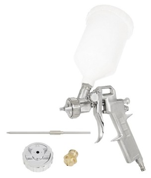 Краскораспылитель S-990 HP, комплект насадок 1,4 и 1,5 мм, верхний бак 600мл