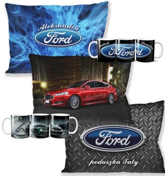 Комплект FORD подушка+кружка ВЫКРОЙКИ+БЕСПЛАТНО!
