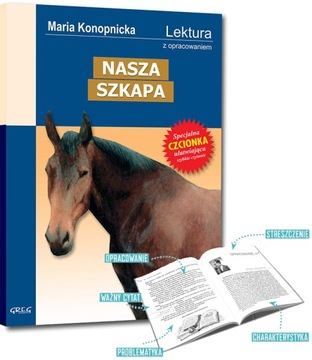 Nasza Szkapa Lektura z opracowaniem i streszczeniem GREG Maria Konopnicka