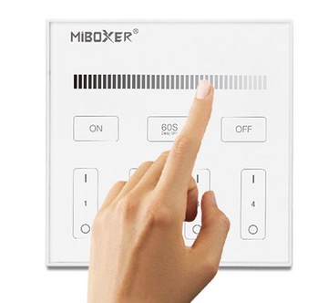 4-зонная светодиодная настенная панель MILIGHT ДЛЯ T1 BOX