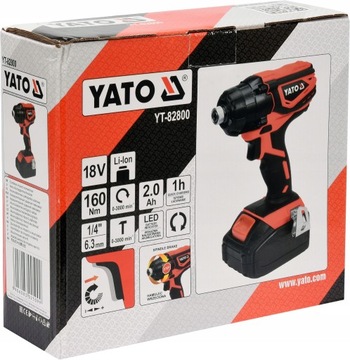 Ударный шуруповерт Yato YT-82800 18 В