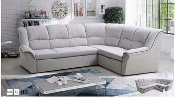 Ponadczasowy narożnik Dubi glamour chesterfield