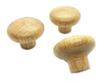 МЕБЕЛЬНАЯ РУЧКА-РУЧКА МАССИВ ДЕРЕВА ДУБ ПРЯМЫЕ НОЖКИ НАБОР ИЗ 3 ШТ.