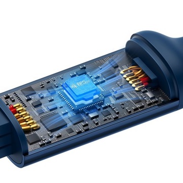 КАБЕЛЬ BASEUS BRIGHT MIRROR 2 С МУТКОЙ 3В1 USB - MICRO+LIGHTNING+ C 66W 1.1M