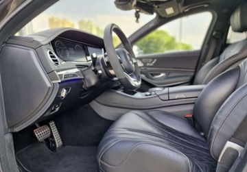 Mercedes Klasa S W222 Limuzyna wersja długa AMG S 63 AMG 585KM 2016 Mercedes-Benz Klasa S 63 AMG 4MATIC L Salon Polska Niski przebieg Desig, zdjęcie 19