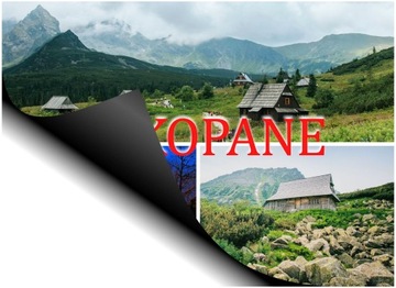 Magnes na lodówkę pamiątka z Zakopanego magnesy Zakopane regionalne Z2