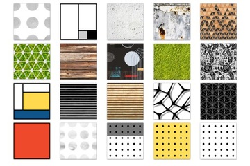 Панели потолочные - графика LAMELES 60х60 6 шт.