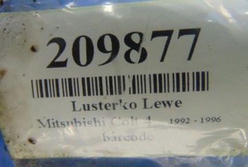MITSUBISHI COLT 4 ZRCÁTKO LEVÉ