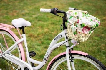 ЖЕНСКИЙ ГОРОДСКОЙ ВЕЛОСИПЕД 28 ЛЕГКИЙ, 3-СКОРОСТНОЙ ЖЕНСКАЯ КОРЗИНА