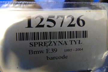BMW E39 3.0D PRUŽINY ZADNÍ