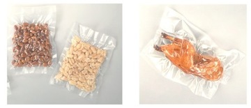 Пакеты для вакуумной упаковки пищевых продуктов 25х40, гладкие ПА/ПЭ, 100 шт.