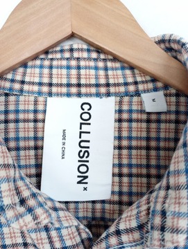 ATS koszula COLLUSION bawełna kratka M oversize