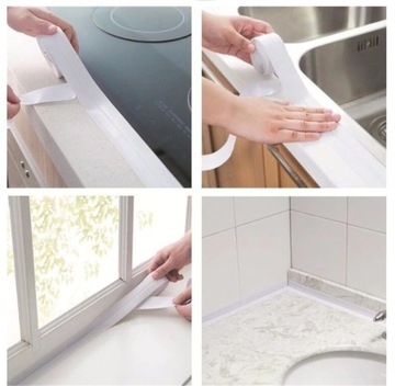 УПЛОТНИТЕЛЬНАЯ ЛЕНТА ДЛЯ ВАННЫ, УМЫВАЛЬНИКА, ДУШЕВОГО ПОДДОНА 22