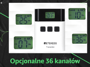 Retekess TT122 Wireless Audio Turist Guide, 2.4 GHz Przewodnika Audio, 150M