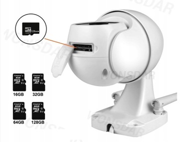 БЕСПРОВОДНАЯ НАРУЖНАЯ WIFI КАМЕРА 5 Мпикс + КАРТА