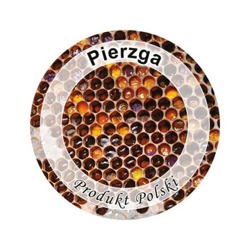 Paczka etykiet mini okrągłe PIERZGA Ø37mm