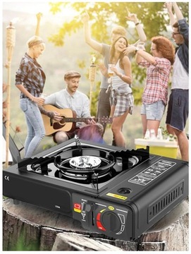 ПОРТАТИВНАЯ ПОЛЕВАЯ ГАЗОВАЯ ТУРИСТИЧЕСКАЯ ПЛИТА + ГРИЛЬ + БАЛЛОН С КАРТРИДЖЕМ 4x 2в1