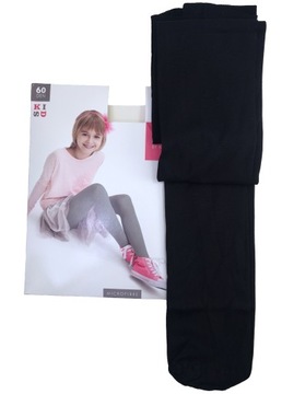 RAJSTOPY czarne mikrofibra Knittex Mary 140/146