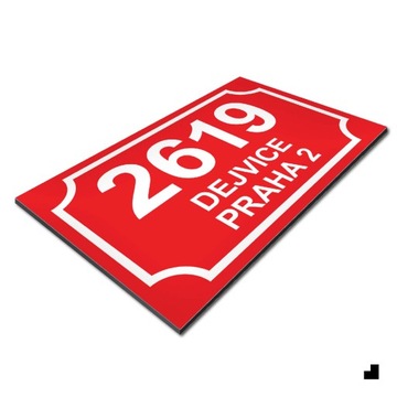 Адресная табличка НОМЕР ДОМА 32х21 см АДРЕС УЛИЦА