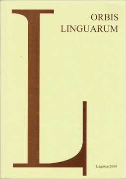 Orbis Linguarum Legnickie Rozprawy Filologiczne 16