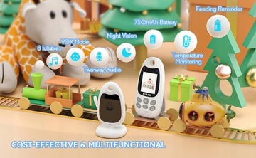 NIANIA ELEKTRONICZNA KAMERA FULL HD ZASIĘG DO 260M