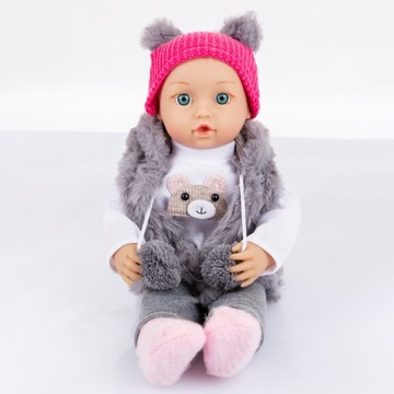 ИНТЕРАКТИВНАЯ КУКЛА KINDERPLAY ГОВОРИТ СМЕЕТСЯ ПЛАЧИТ ОДЕЖДА