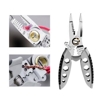 Многофункциональный инструмент для снятия изоляции для затяжки винтов.