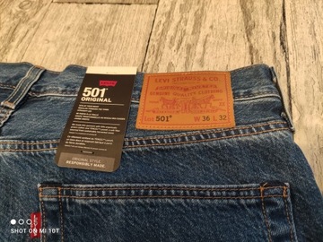 Spodnie jeansowe LEVI'S 501 Original PREMIUM Edition !Rozm.36/32