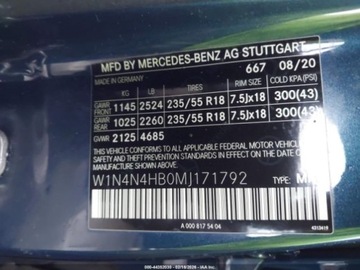 Mercedes GLA II 2021 Mercedes-Benz GLA 2021 r., 2,0L 4MATIC 2.0 Benzyna 221KM, zdjęcie 11