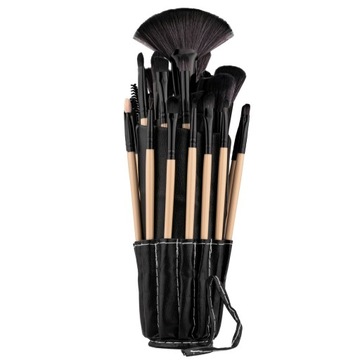BRUSHES Набор кистей для макияжа 24 шт + ЧЕХОЛ.