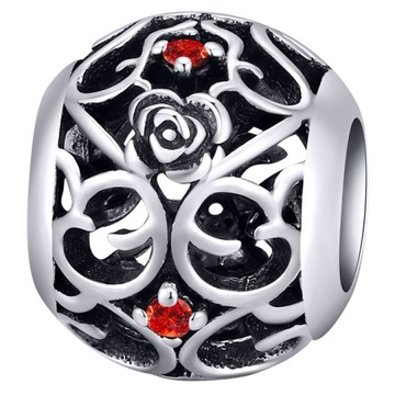 Charms KORALIK zawieszka Bransoletki srebro pr.925