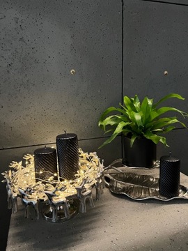 DŁUGA GAŁĄZKA GIRLANDA KRYSZTAŁKI DEKORACJA 120 CM