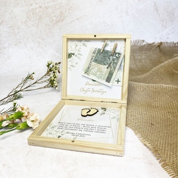 КРЕЩЕННАЯ КОПЛИТЕЛЬНАЯ КОРОБКА СУВЕНИР ПОДАРОК