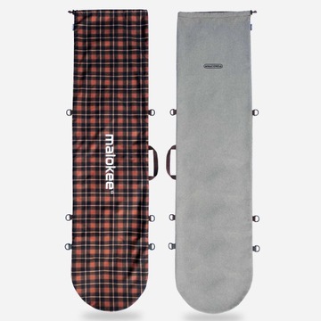 Pokrowiec na deskę snowboardową torba etui plecak na buty 2w1