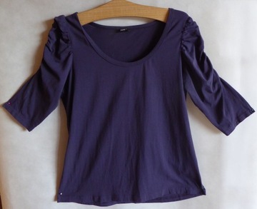 #H&M блузка 44/46 с драпированными рукавами