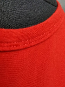 Koszulka T-shirt czerwona bawełniana miki 46 48