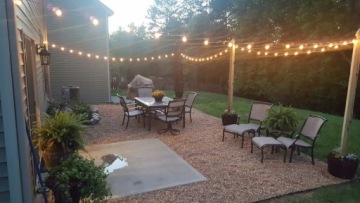 Садовая цепочка GIRLAND 15м 50шт садовые светильники LED ШАРИКИ