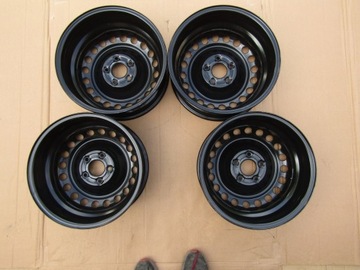 4× DISK OCELOVÝ HYUNDAI OE I30 I II KIA CEED 6.5" X 16" 5X114.3 ET 50