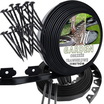 КРОМКА ГАЗОНА САДОВАЯ 20MB 5см КРОМКА САДОВОГО ЧАЛКА ПЛАСТИК