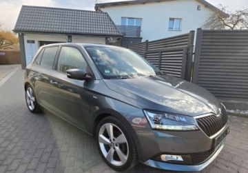 Skoda Fabia III Hatchback Facelifting 1.0 MPI 75KM 2019 Skoda Fabia Swiezo sprowadzony Zarejestrowany. Ubezpieczony. MPI. Radar., zdjęcie 4