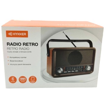 Radio sieciowe FM Hykker RETRO