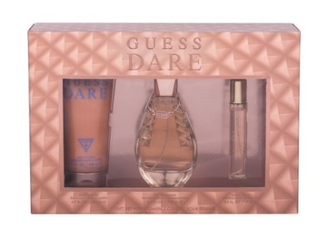 GUESS Dare zestaw Edt 100 ml + Edt 15 ml + Mleczko do ciaa 200 ml (W) P2