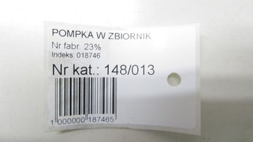 NISSAN PULSAR 1.2 ČERPADLO PALIVA 170401KC0B 12-17