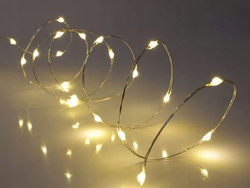 Светодиодные провода для белых батарей 5м